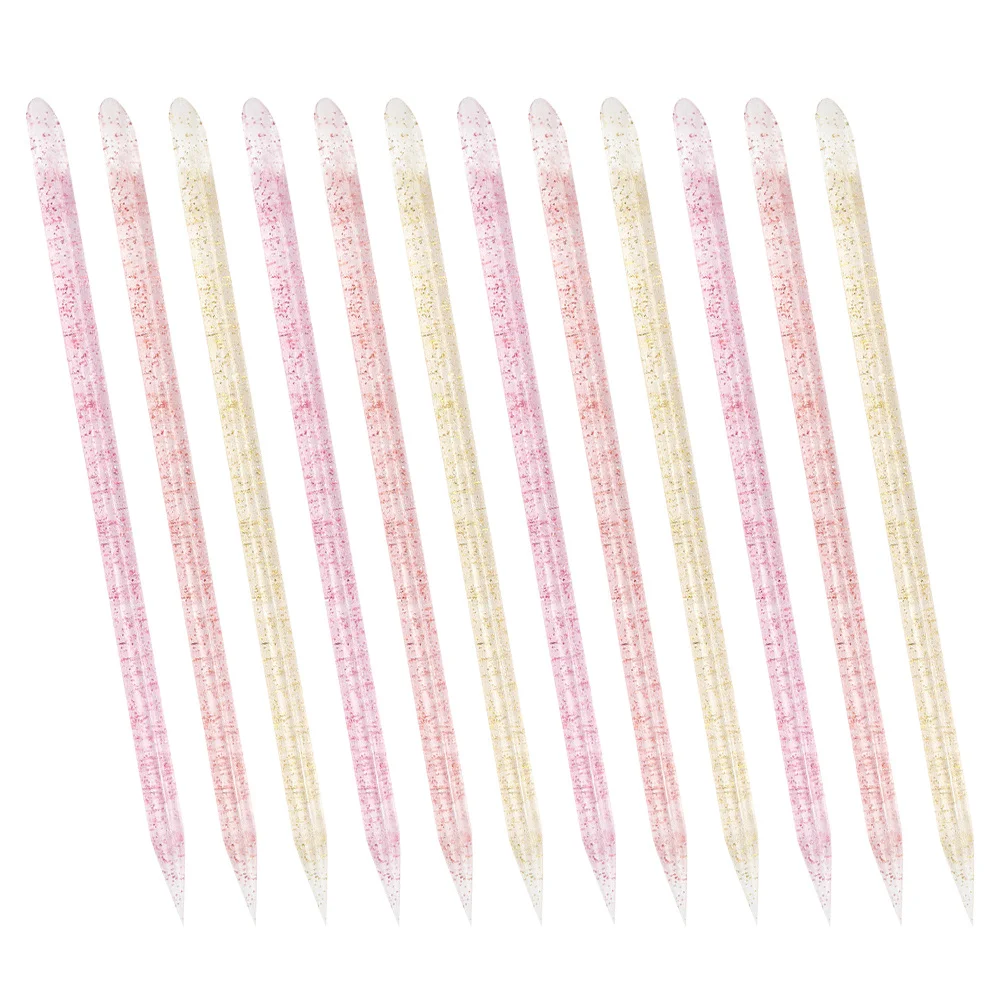 300pcs Nail Art Tools Dual Headed Manicure Pen Cuticle Pusher Dead Skin Remover Diamond Dotting Rod Manicure Diy Tool Nail Brush