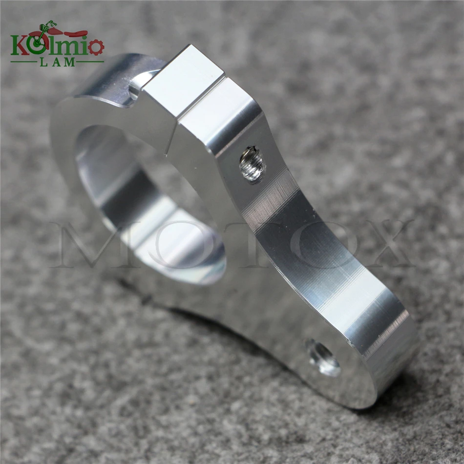 Universal Motorcycle Aluminium Steering Damper Fork Frame Mounting Clamp Bracket Fit For 31MM - 60MM