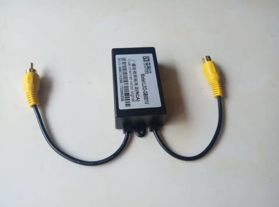 RCA Video Isolator Monitoring Video Interference AV Video Filter Eliminates Strong Current Horizontal Grain Snowflake