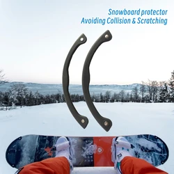 Ochrona na desce snowboardowej nadająca się do monofardowej osłony blat deskorolki ochraniacz ochrona krawędzi Longboard, amortyzacja gumowe etui