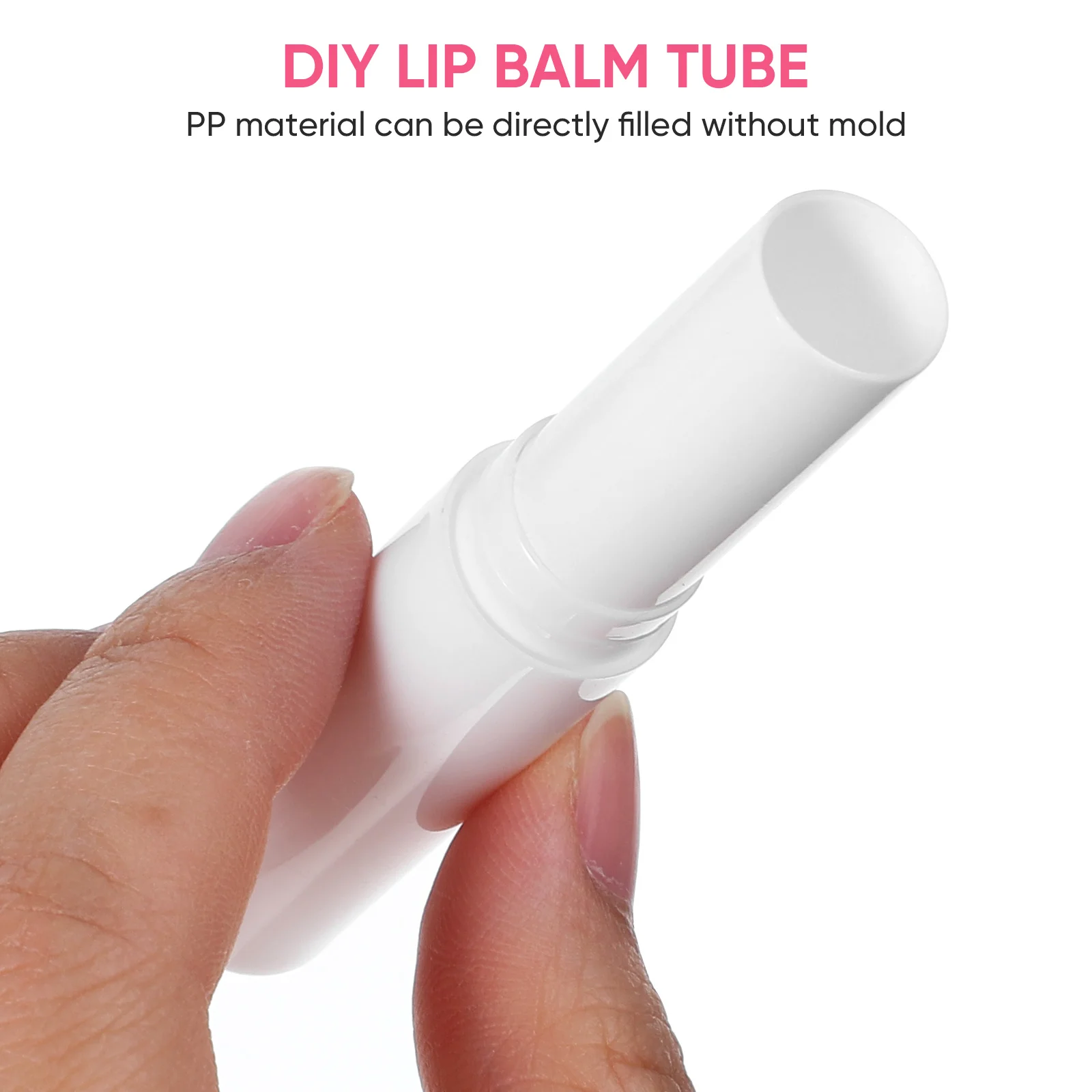 10 قطعة أنابيب بلسم الشفاه 4 جرام آلية تويست بلاستيكية فارغة لتقوم بها بنفسك حاويات أحمر الشفاه لأنبوب أحمر الشفاه ملمع الشفاه محلية الصنع