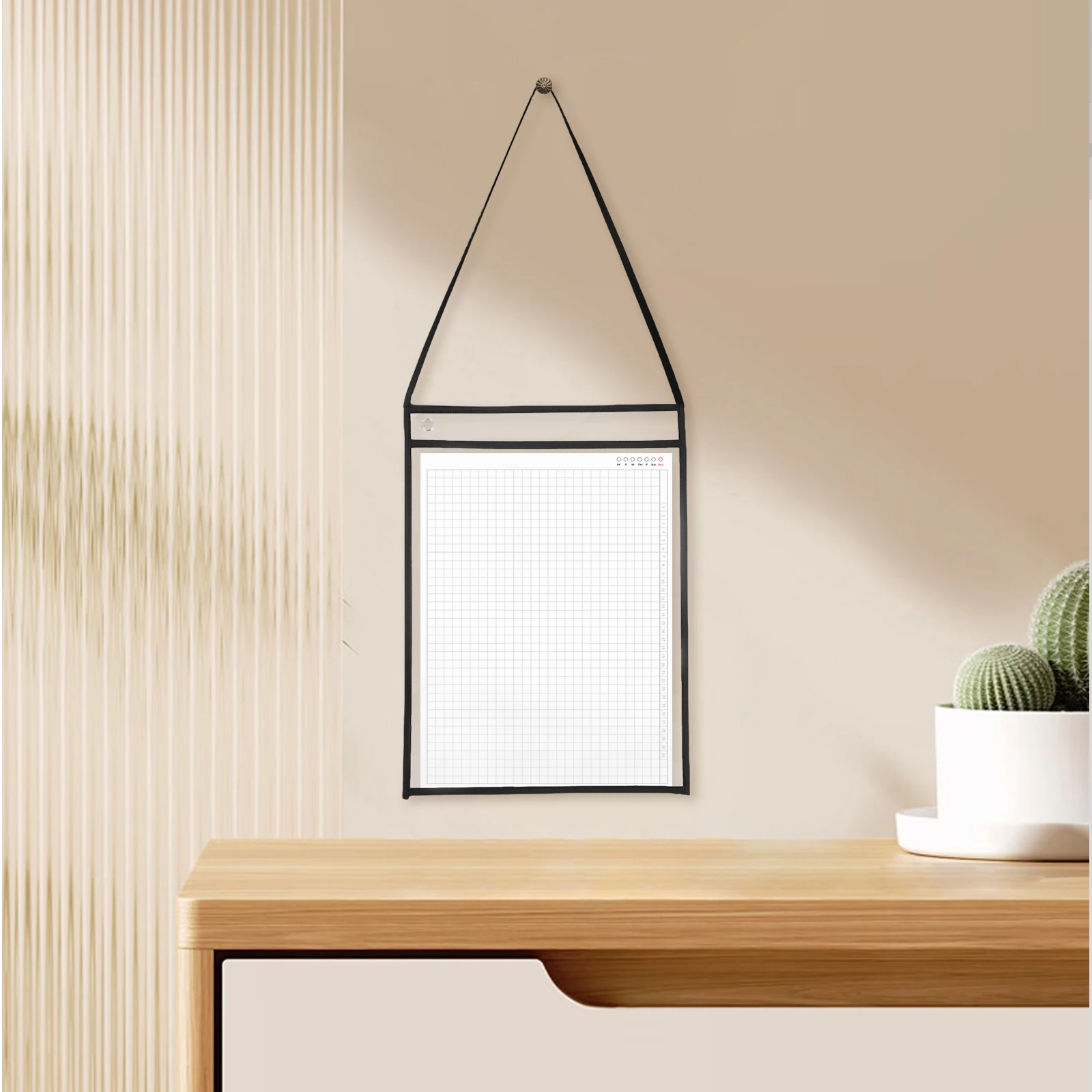 10 Buah Tempat Penyimpanan Tiket Kerja Gantung, Plastik Transparan yang Dapat Digunakan Kembali, Pengatur Pesanan Kerja, Kantong Dokumen Perbaikan untuk Rak Lemari Arsip