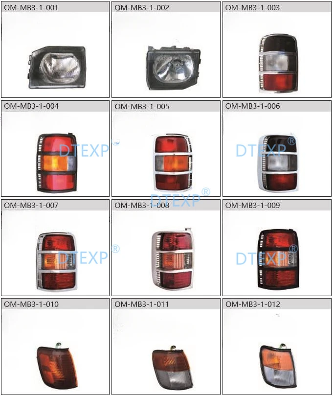 1 Piece Rear License Lamp for Pajero V30 MB774438 Back Light for Montero V40 Stop Park Lights with Bulb for Shogun V20 1989-1999