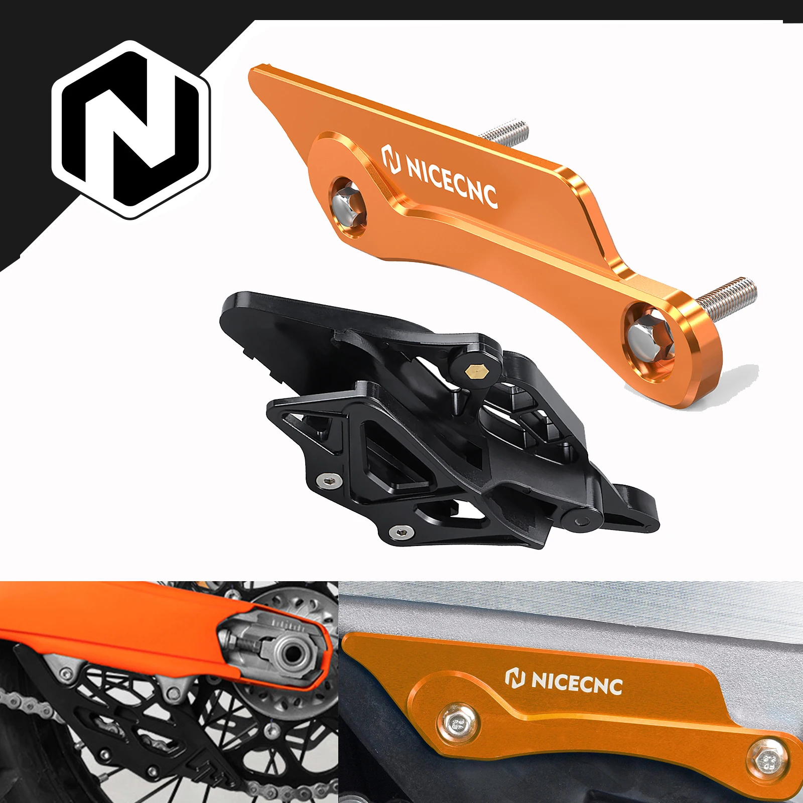 

NICECNC For KTM 300 EXC 2024 Rear Chain Guide & Swingarm Guard 125SX 450 SX-F 300 XC 350 XC-F 2023-2024 350 EXC-F 500 EXC-F 2024