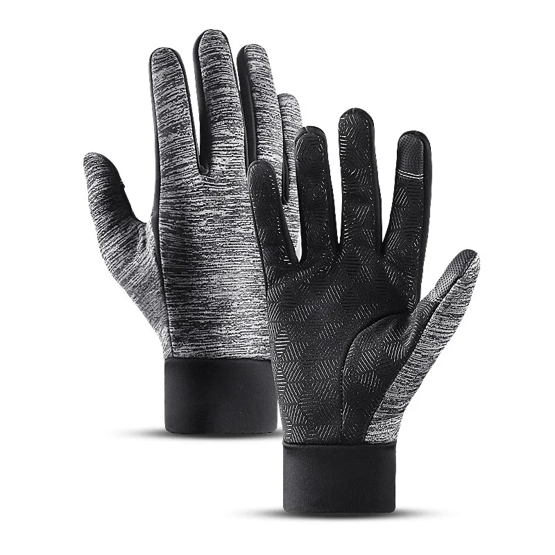 Winter New Outdoor Touch Screen Gloves for Men Riding Windproof Women All Finger Sports Warm and Anti slip Gloves