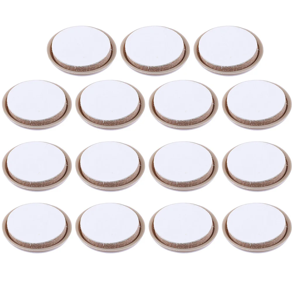 15 Pcs Table and Chair Mute Floor Mat Clear Carpet Protector Chairs Mats Couch Foot Pads Leg Legs