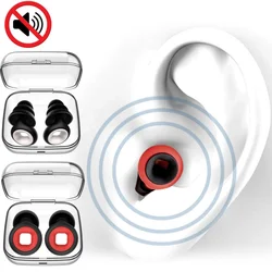 NEW Silicone Earplug Sleep Noise Ear Plug Canceling Noise Reduction Soundproof Anti Soft Slow Rebound Protection Ears Silicone