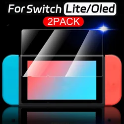 2/1Pcs Screen Protector Glass for Nintendo Switch HD Clear Protective Films for Nintendo Switch Lite/Switch Oled Tempered Glass