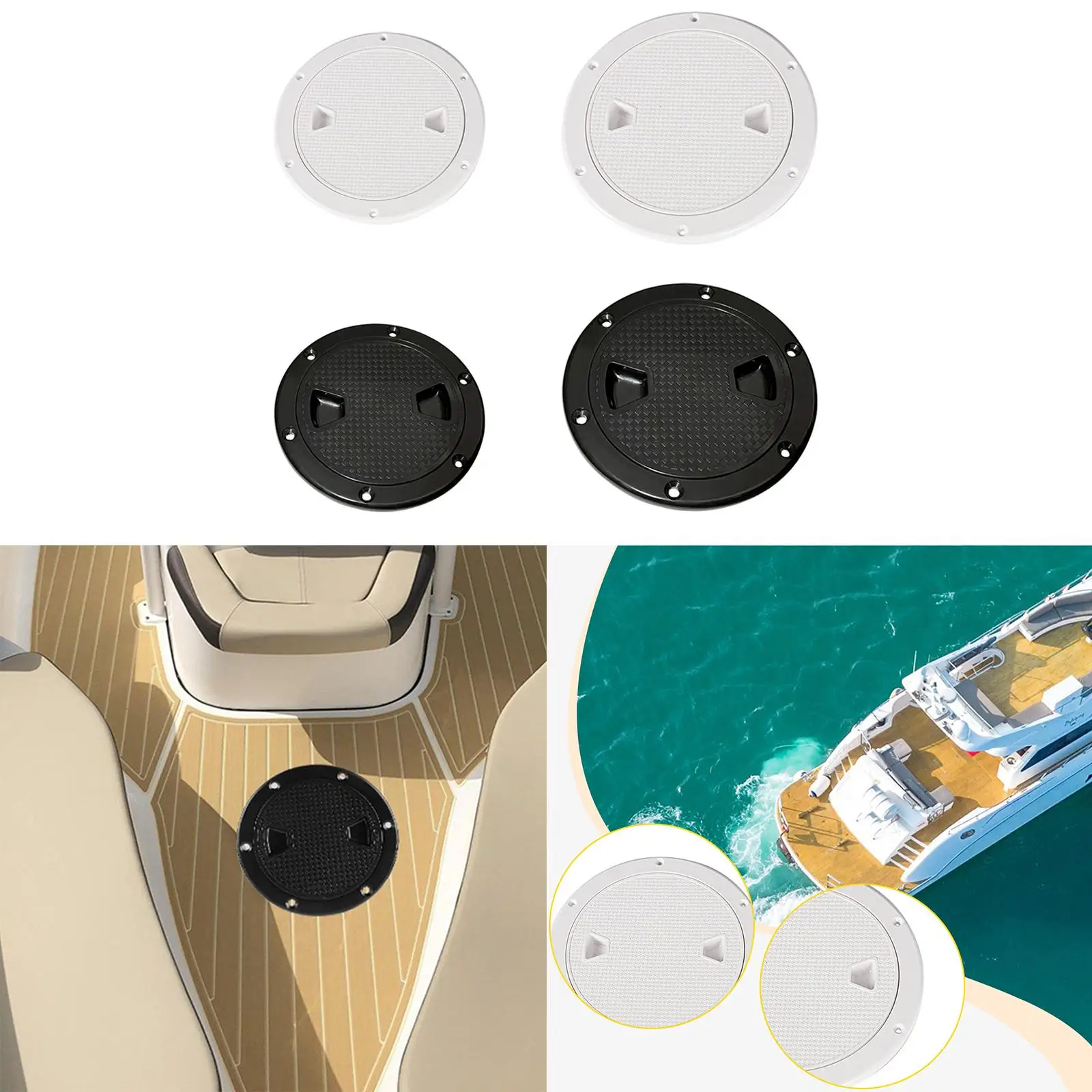 Inspection Hatch Spare Parts Boat Hatch for Ships Outdoor Facilities RV