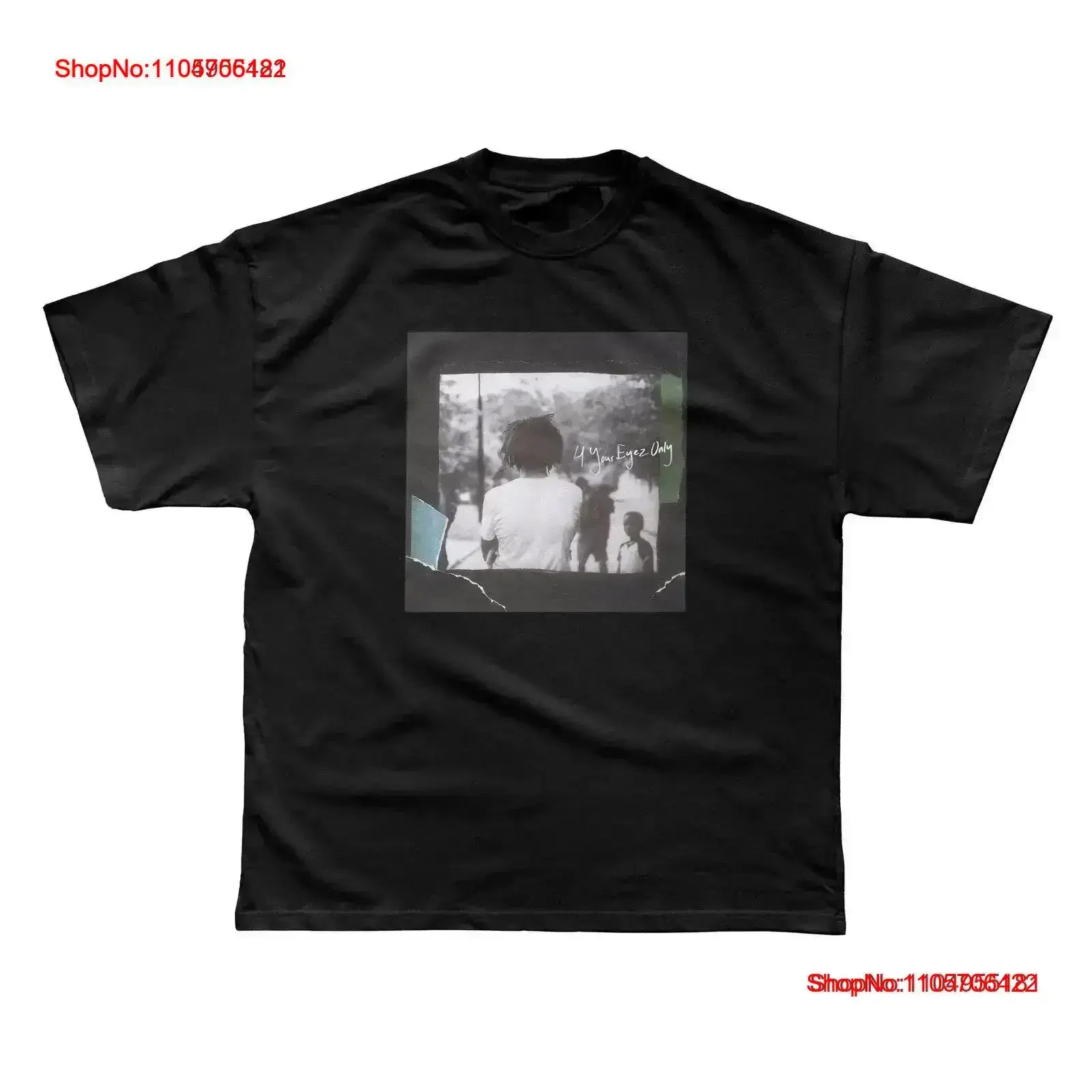 J Cole 4 Your Eyez Only Premium T shirt vintage Washed streetwear designer clothes Breathable Top For Everyday Wear homme