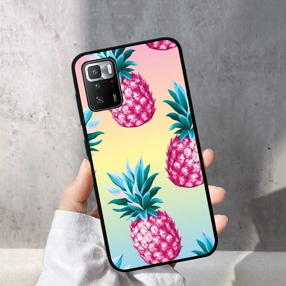 Pineapple fruit Mousepad For Redmi Note 4 X 5 A 6 7 8 T 9 9S 10 11 11S 11Epro Poco M3 pro