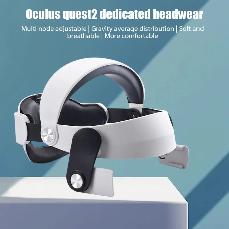 Sangle M2 Halo Elite améliorée pour Oculus/Meta Quest 2, alternative de sangle de tête VR pour un équilibre et un confort améliorés, réglable, Gravity D