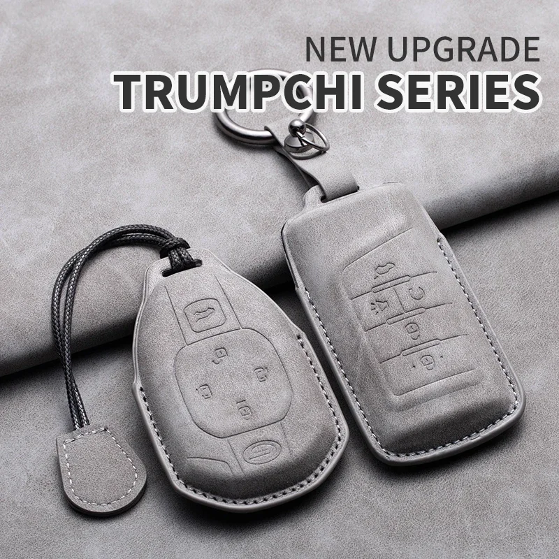 

For GAC Car Remote Key Case Trumpchi GS4 GM8 GA3 GA6 SGS7 GA4 GS5 GS3 Legend GS8 2021 Empow J11 J12 J13 J14 J15 J16 Accessories