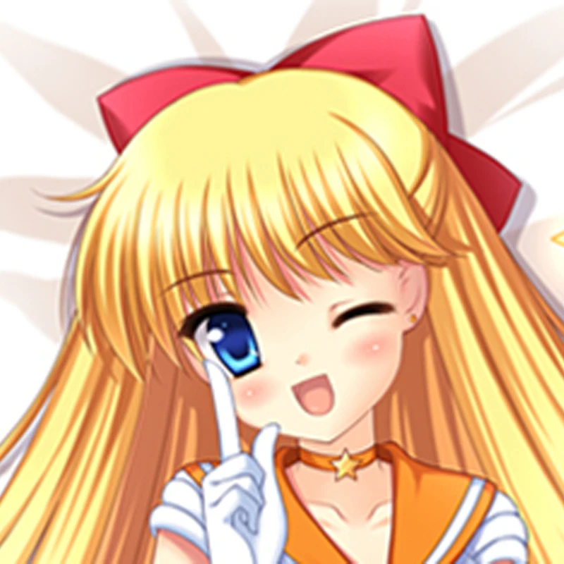 Sailor Venus Anime Dakimakura Pillow Cover Double Sided Print Hugging Body Pillow Case Multi Size 120-180cm