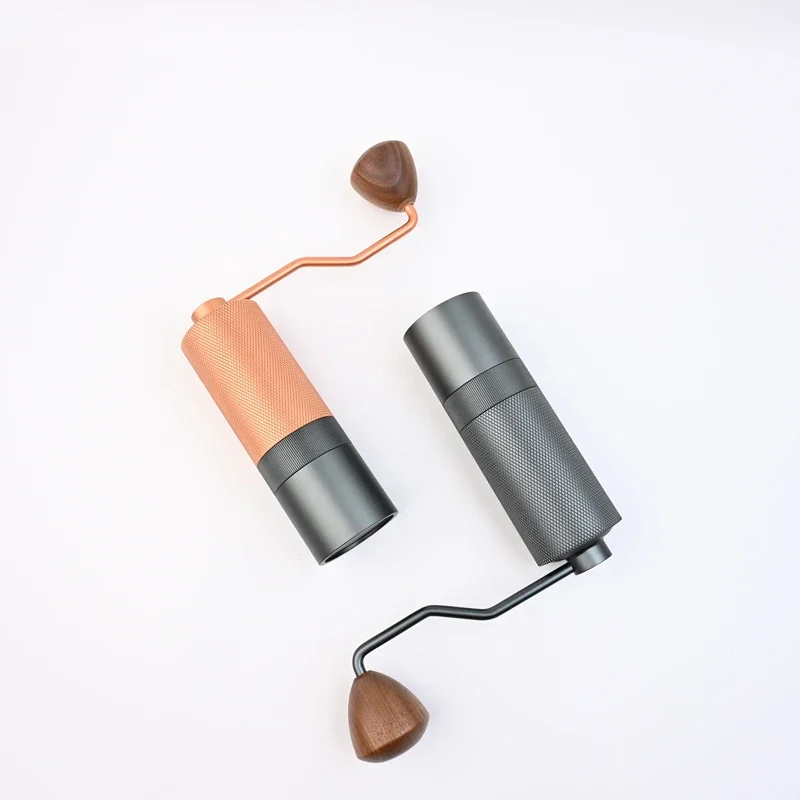 Manual Coffee Grinder,Espresso Hand Grinder,Hexagonal Grinding Core Burr, All Metal Build & Precision Adjustment