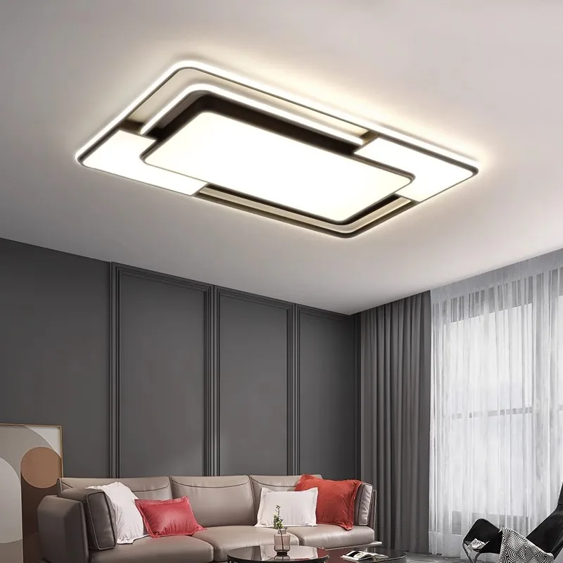 

Modern Led Ceiling Lights Dimmable for Living Dining Room Loft Kitchen Double Bedroom Decor Indoor Lighting Lusters Luminaires