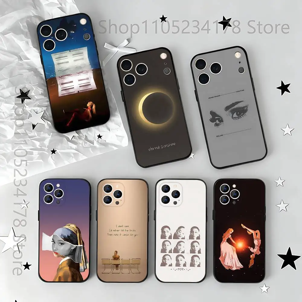 

Eternal Sunshine A-Arianas SINGER Phone Case Silicone Soft For IPhone 16,17,15,11,13,12,14,Mini,Pro,Max,Plus,Air,E Black