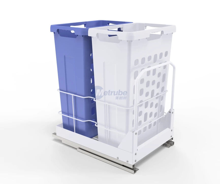 

Plastic Laundry Basket with Soft Closing Slide 70L Clothes Hamper