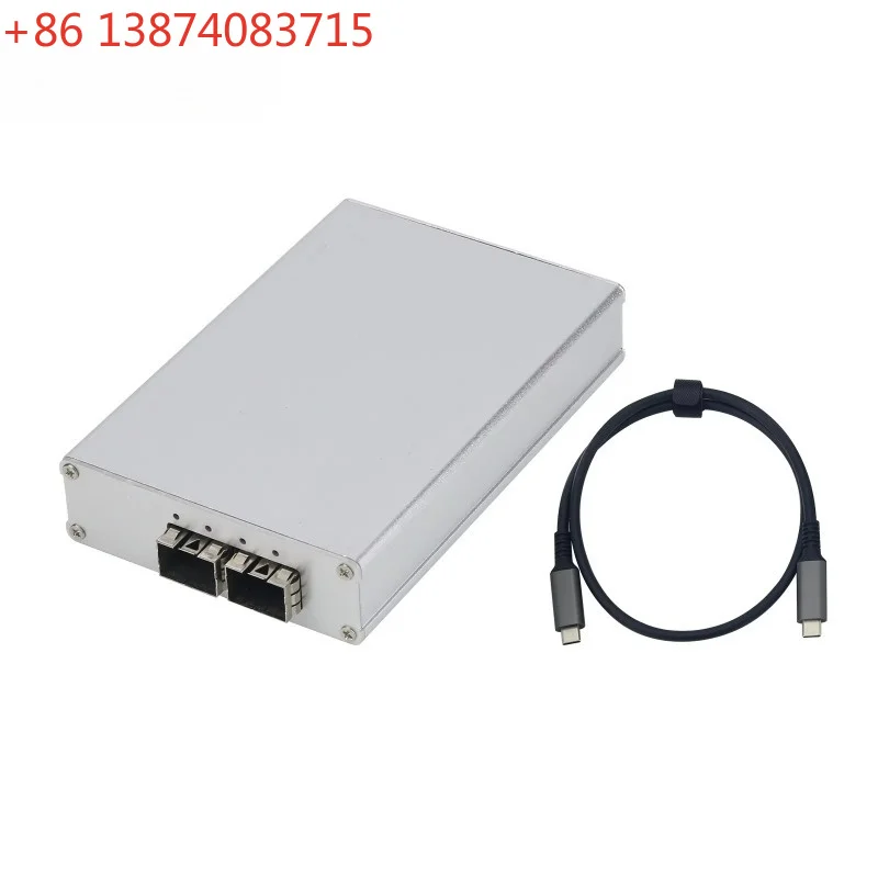 10G Single/Double SFP Port X520 Thunderbolt to Network Interface Controller External Expansion Dock