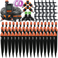 KESLA Garden Automatic Watering Kit 1/4'' Micro Drip Irrigation System Kit for Potted Bonsai Dripper Mist Sprinkler Greenhouse