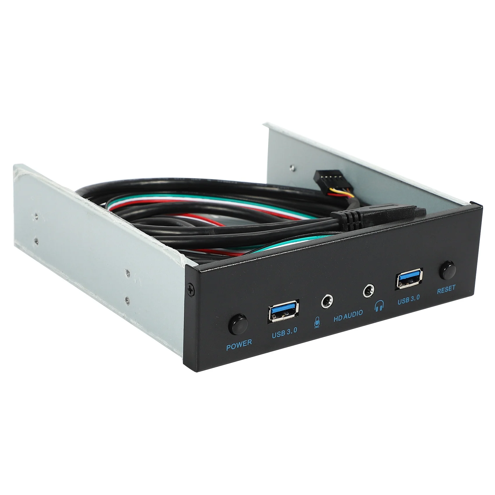 Usb 3.0 2 Port Optical Drive Front Panel Expansion Adapter Usb 3.0 Hub +Hd Audio+Power Switch Button