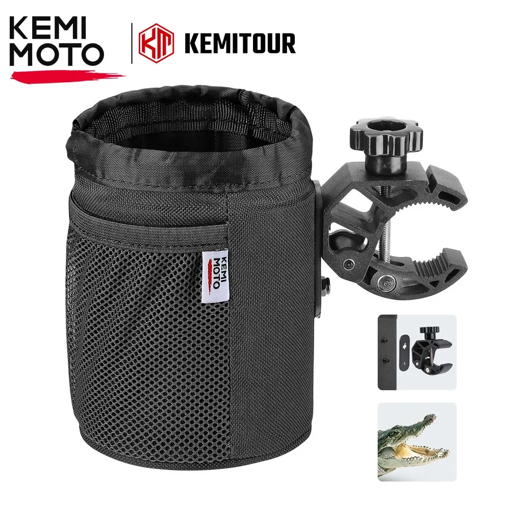 Motorcycle Cup Holder with Clamp Adjustable 0.6