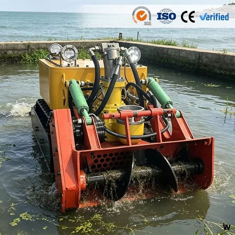 Industrial Sedimentation Tank Cleaner Robot Hydraulic Driven Submersible Crawler for Culvert & Sewage Pipe Dredging Customized