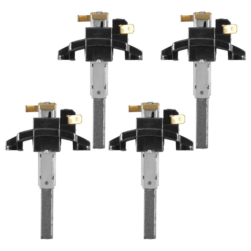 4 Uds aspiradora Motor eléctrico cepillos de carbono accesorios pieza de herramienta de limpieza del hogar duradera