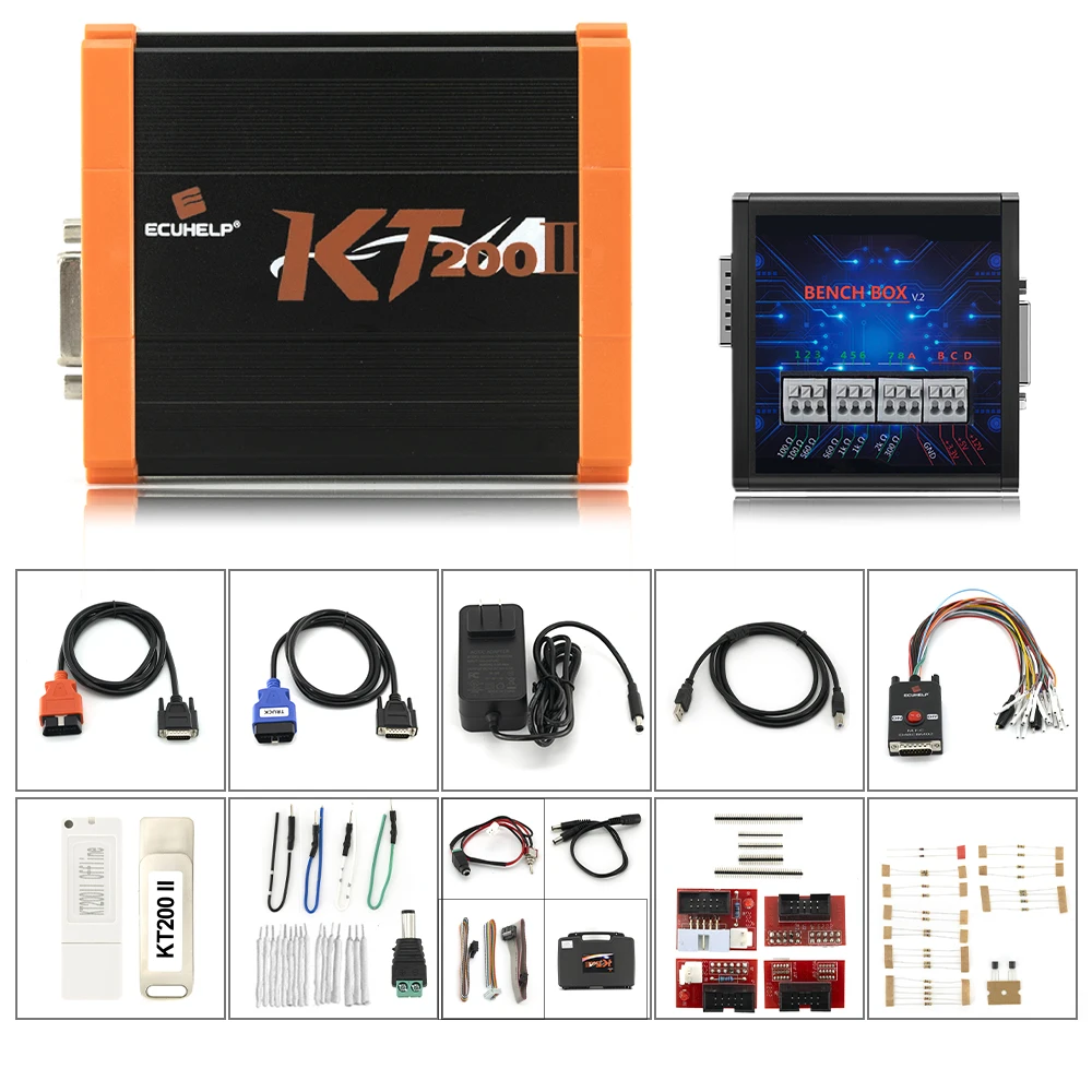 ECUHELP KT200 Gen2 [Full Version With HTProg] KT200II 2024 NEW ECU Programmer Support ECU Chip Tuning DTC OBD/BOOT/BDM/JTAG