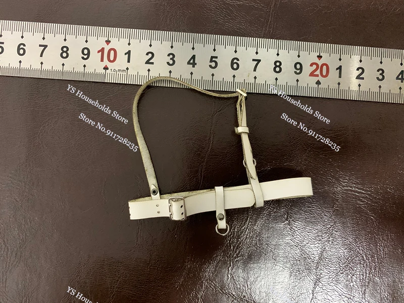 White Brown 1/6 Scale Man Soldier Crossbody Belt Toys Accessory For 12" Military Action Figure Diy Decoration Scene Ornament