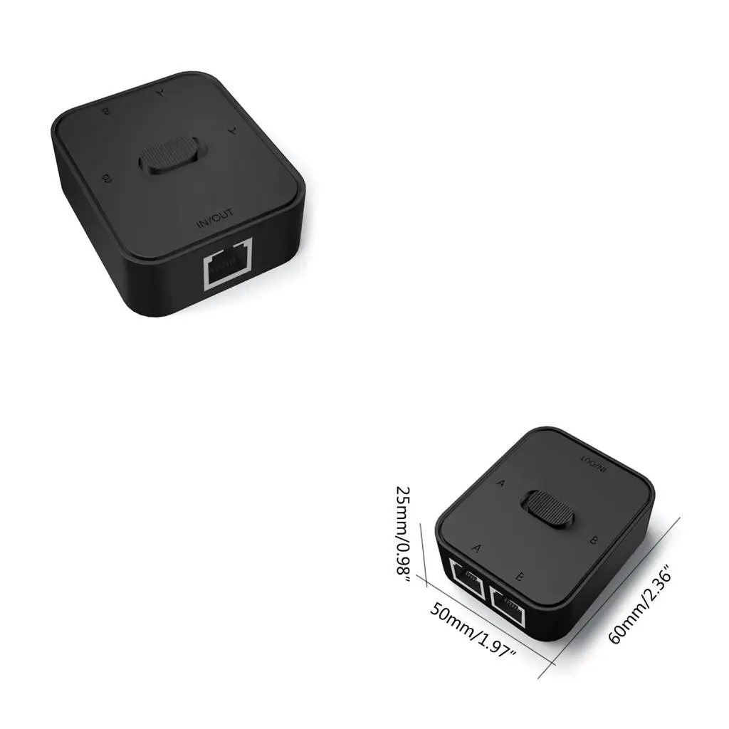 2 Port 10/100/1000Mbps Gigabit Ethernet Switch Ethernet Switcher