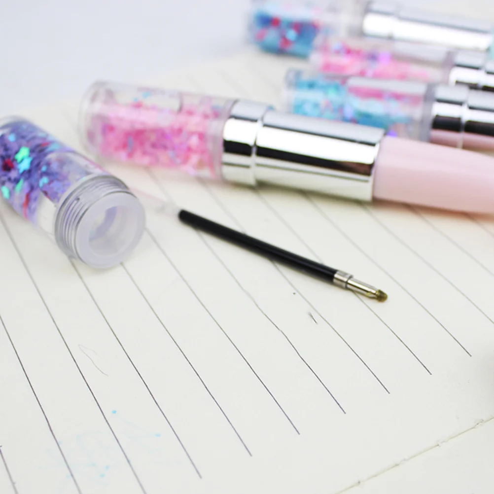 

5pcs Gel Pen Oil Quicksand Writing Pens For Students Kids Stationery Office School Sign Pen Student Gift