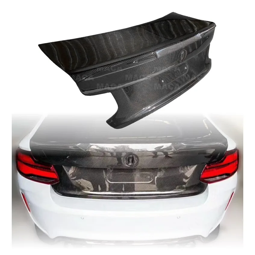 

Premium Dry Carbon Fiber MP Style Rear Ducktail Boot Trunk Lid For BMW M2 M2C F87 M-Performance 2015-2021