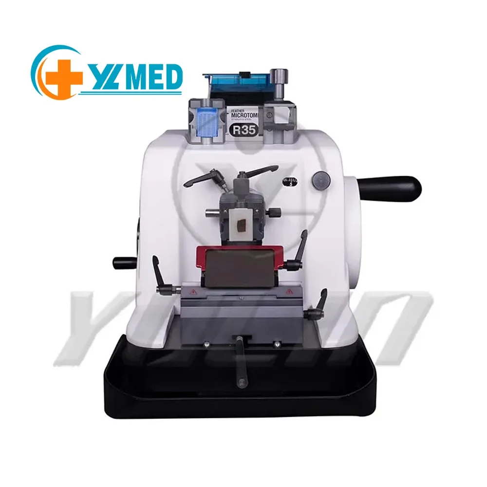 Hot Selling Pathology Manual Rotating Hard Tissue Microtome Price with Biotome Blades