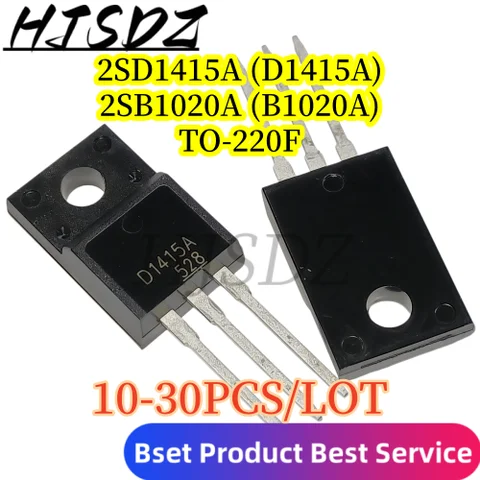 【10-30PCS/LOT】2SD1415A (D1415A)   2SB1020A (B1020A) complementary-pull power transistor