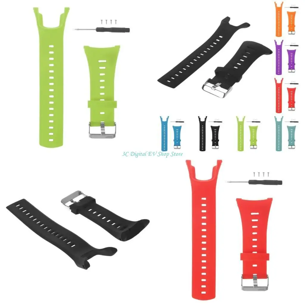 

E74D Fit для Ambit Series 3 Прочная потапроницаемость монтажа Bracelet Регулируемая замена кремнезема для ремешка для часов