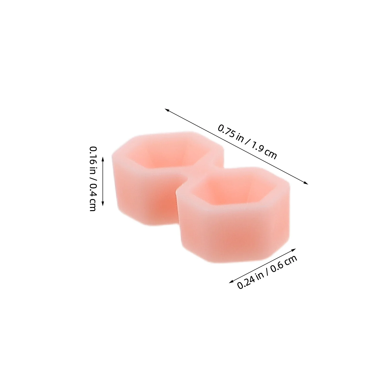 200 Stück Wimpernkleber-Becher, kegelförmiges Design, Doppelloch-Wimpernverlängerungszubehör, präzise Volumenkontrolle, Wimpernhalter für Profis