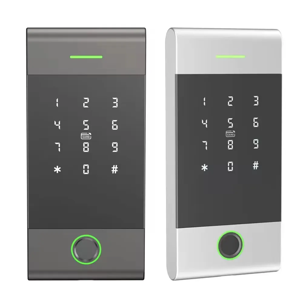 Touch Keypad Waterproof TTLOCK TThotel Biometric Fingerprint Access Control Keypad for Apartment Door RFID Access Control System
