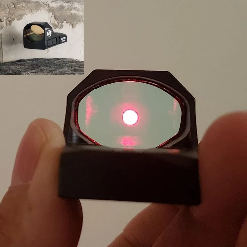 피스톨 옵틱스용 스코프 레드 닷 사이트, 리플렉스 조준기, 쉐이크 모션 어웨이크, GL MOS 및 피카티니 레일용 어댑터 포함, 3 MOA 옵트