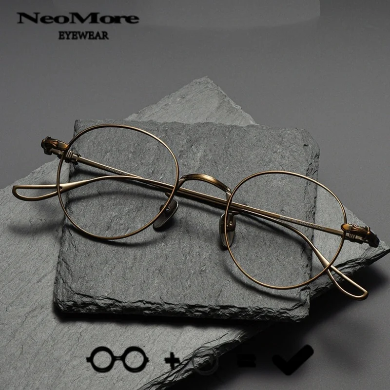 

Exquisite Titanium Prescription Myopia Hyperopia Medical Prescription Customized Eyewear Progressive Multifocal Glasses for Men