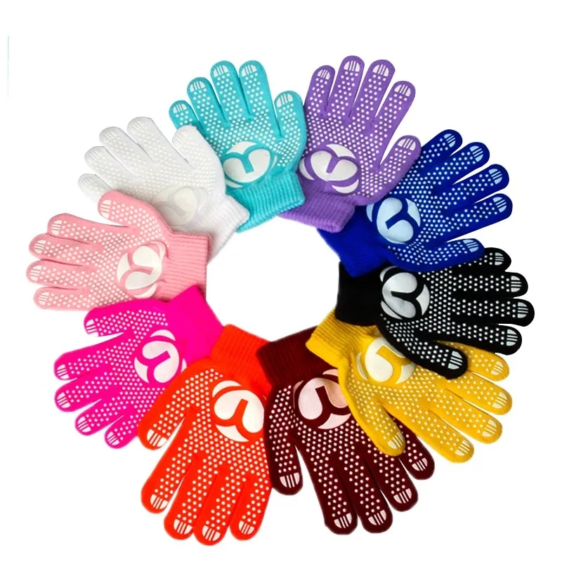 Ice Figure Skating Wrist Gloves Training Warm Hand Protector Thermal Safety For Kids Adult Girl Boy Rhinestone Non-stick S M L