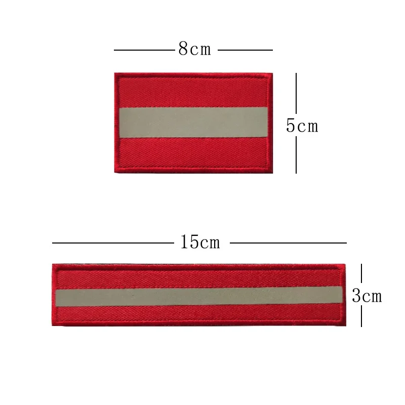 IR blask w ciemności FSB flaga rosji odblaskowa naszywka rosyjskie naszywki wojskowe taktyczne nylonowe naszywka