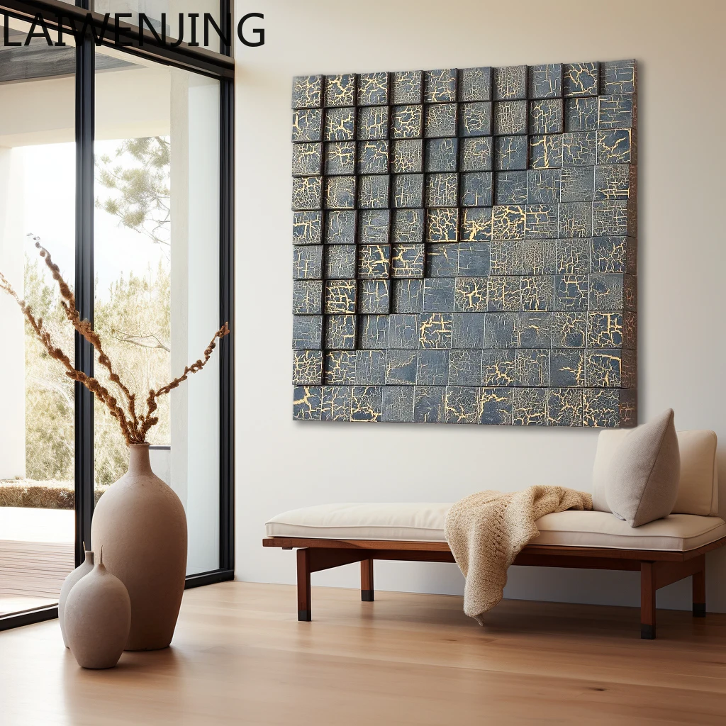 

SGF High-End Entrance Hall Dining Room Carved Hanging Painting Modern High-End Relief Decorative Painting