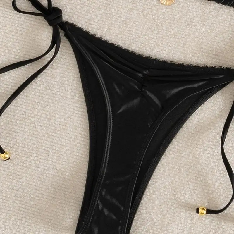 Conjunto tankini 2 peças para adolescentes, roupa banho com suporte confortável, sutiã e cuecas, maiô para festas na 24bd