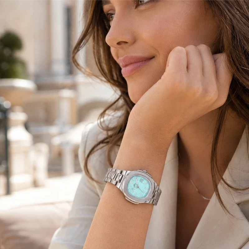 Top Brand High-end Women Watch Luxury Steel Strip Calendar Quartz Wristwatches for Woman Fashion Elegant Ladies Clock Gift Reloj