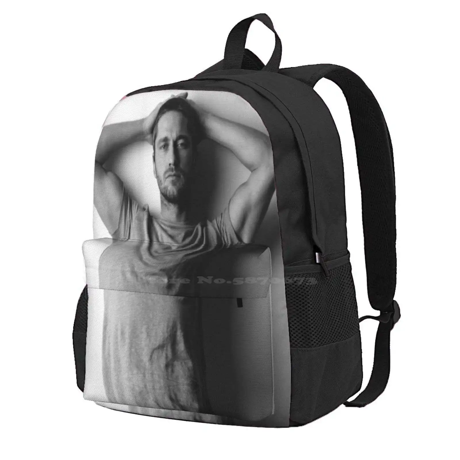 

Gerard Butler Hot Sale Schoolbag Backpack Fashion Bags Gerard Butler Actor Celebrity Movie Hot