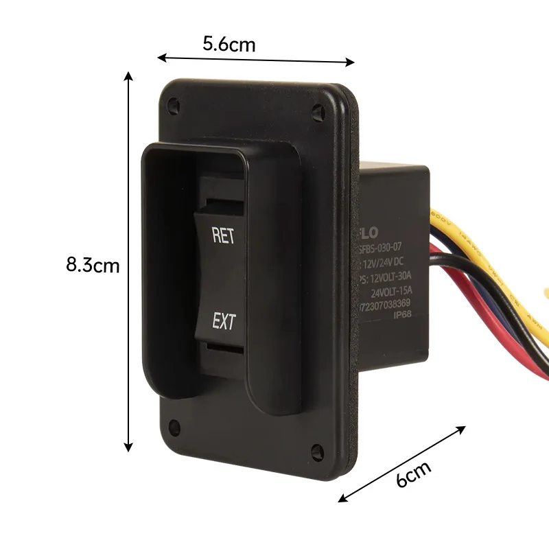 SEAFLO Stab Jack Switch Control Power Stabilizer Switch DC 12V or 24V for RV