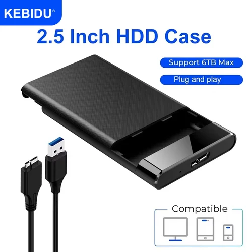 HDD 케이스 2.5 인치 SATA to USB 3.0 하드 드라이브 인클로저, SSD 디스크 HDD 박스, USB C 3.1 2 세대 케이스, PC용 HD 외장 HDD 인클로저 ,HDD Case 2.5'' SATA to USB 3.0 Hard Drive Enclosure for SSD Disk HDD Box USB C 3.1 Gen 2 Case HD External HDD 