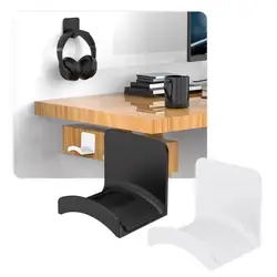 Headphone Bracket Storage Hook Dormitory Wall-mounted Computer Headset Holder Earphone Display Stand Racks