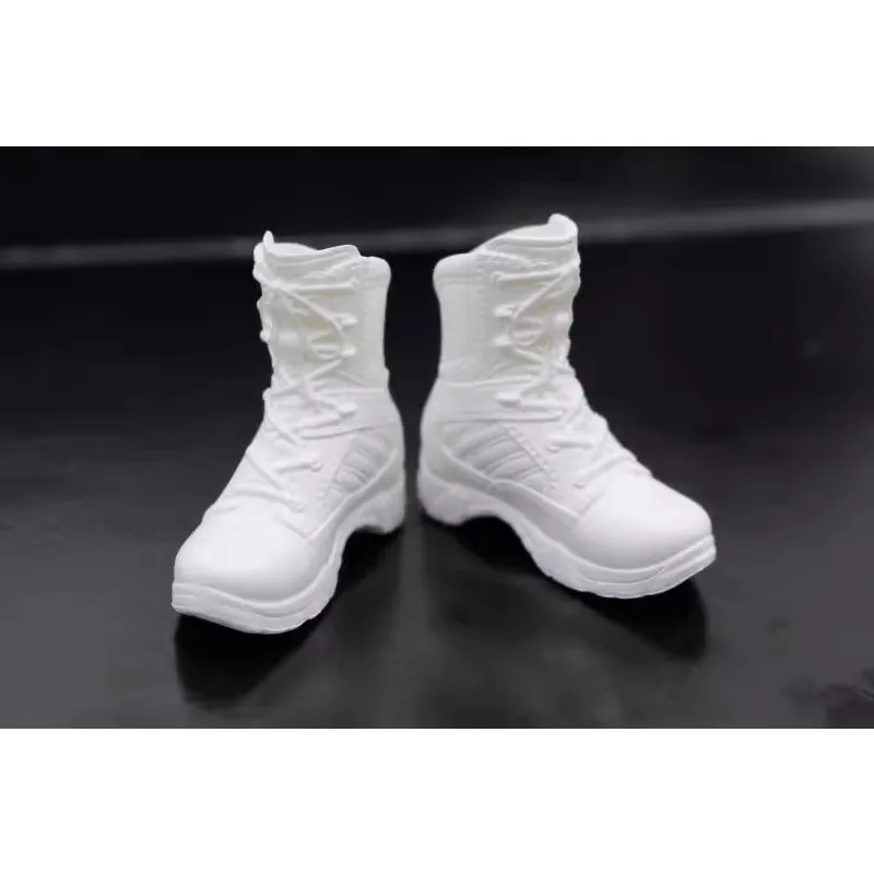 Vstoys-Botas de combate de policía para mujer, zapatos de estilo militar para pies desmontables, modelo de cuerpo, 1/6